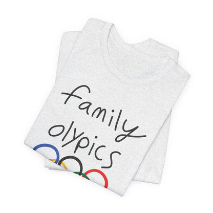 Adult Family Olympics T-Shirt — "Best Outlaws Ever" Funny Family Games Tee