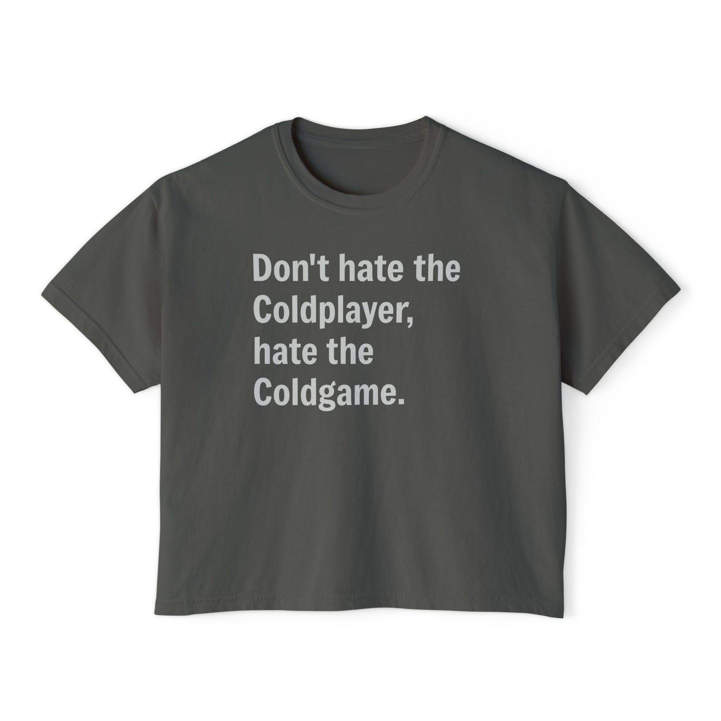 Don’t Hate the ColdPlayer, Hate the ColdGame Shirt – Funny Coldplay Kiss Cam Inspired TeeLounge Wear, Gift for Her, Casual Summer Style