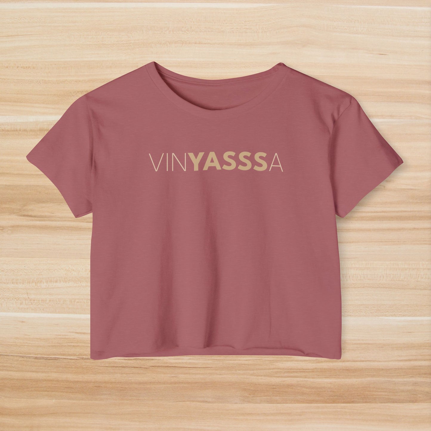 Vinyasssa Festival Crop Top, Trendy Women’s Shirt, Summer Music Top, Stylish Lounge Wear, Perfect for Concerts, Gift for Her