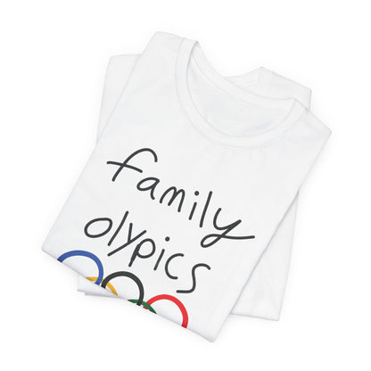 Adult Family Olympics T-Shirt — "Best Outlaws Ever" Funny Family Games Tee