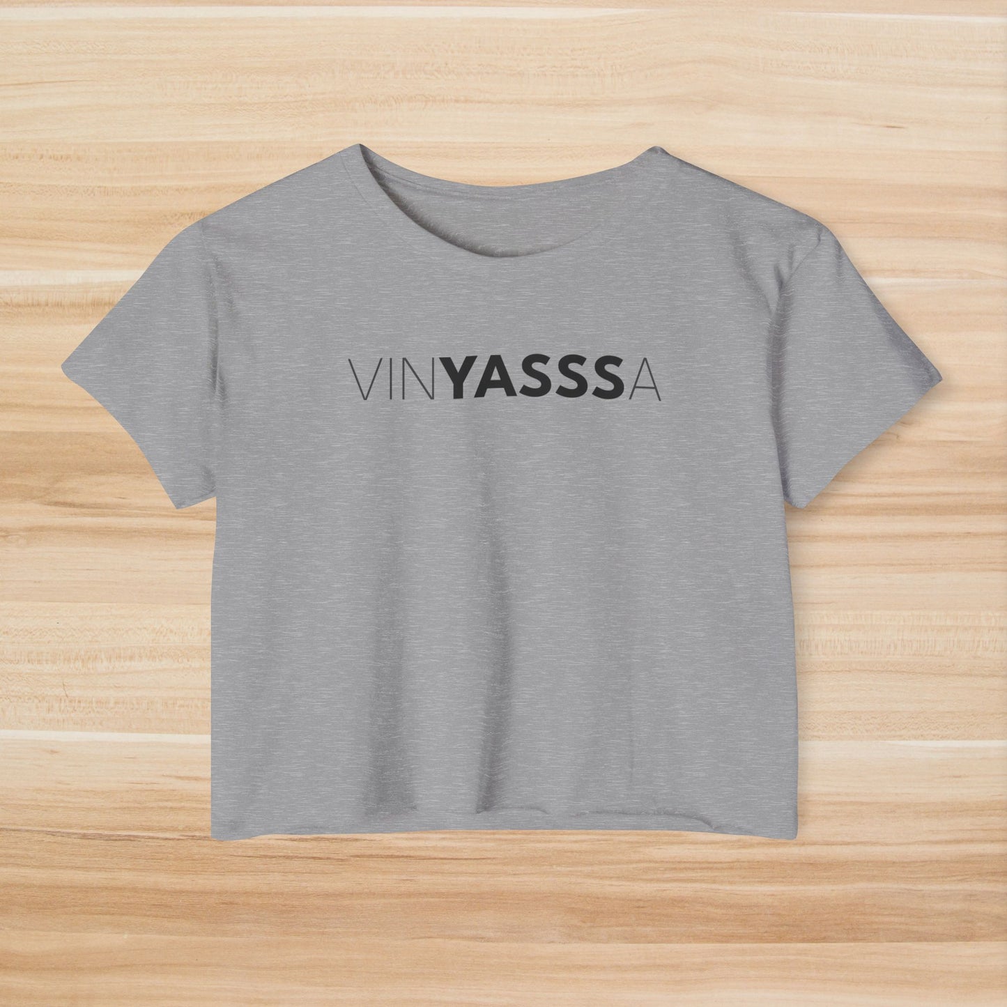 Vinyasssa Festival Crop Top, Trendy Women’s Shirt, Summer Music Top, Stylish Lounge Wear, Perfect for Concerts, Gift for Her