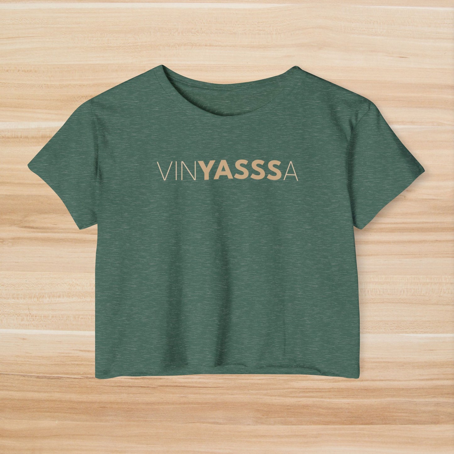 Vinyasssa Festival Crop Top, Trendy Women’s Shirt, Summer Music Top, Stylish Lounge Wear, Perfect for Concerts, Gift for Her