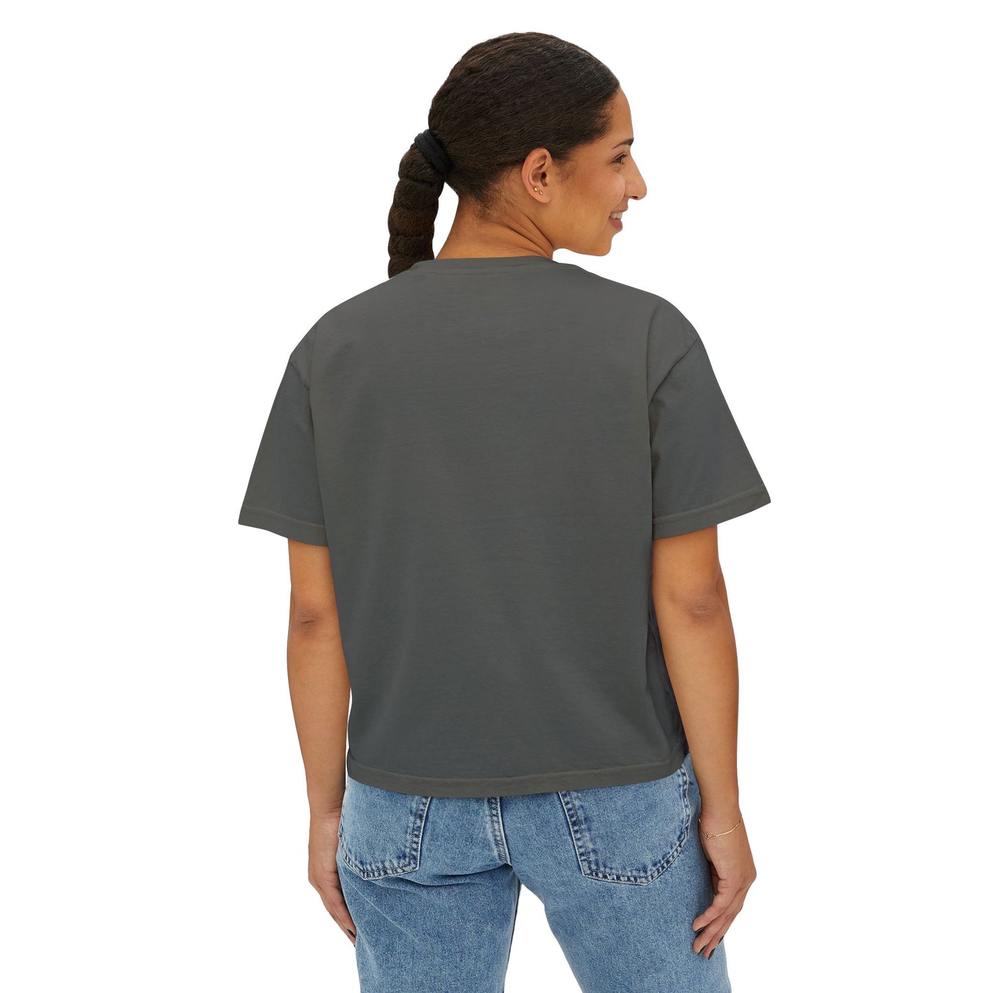 VinYASAa Women's Boxy Tee – Say YASSSS to Letting Go, Flowing with Intention | Trendy Yoga Shirt, Lounge Wear, Gift for Her, Casual Summer Style
