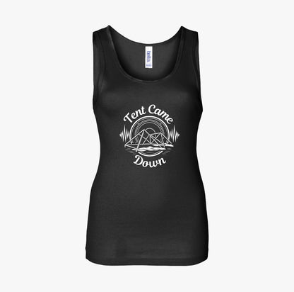 Outdoor Adventure Women's Tank Top, Camping Shirt, Festival Clothing, Tent Design Tee, Gifts for Nature Lovers