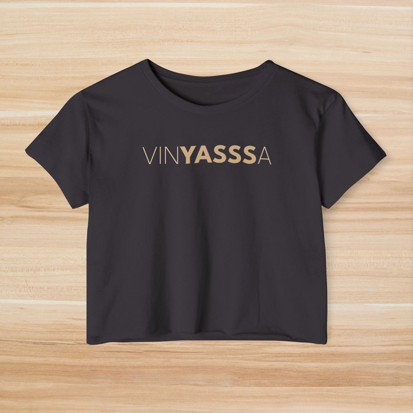 Vinyasssa Festival Crop Top, Trendy Women’s Shirt, Summer Music Top, Stylish Lounge Wear, Perfect for Concerts, Gift for Her