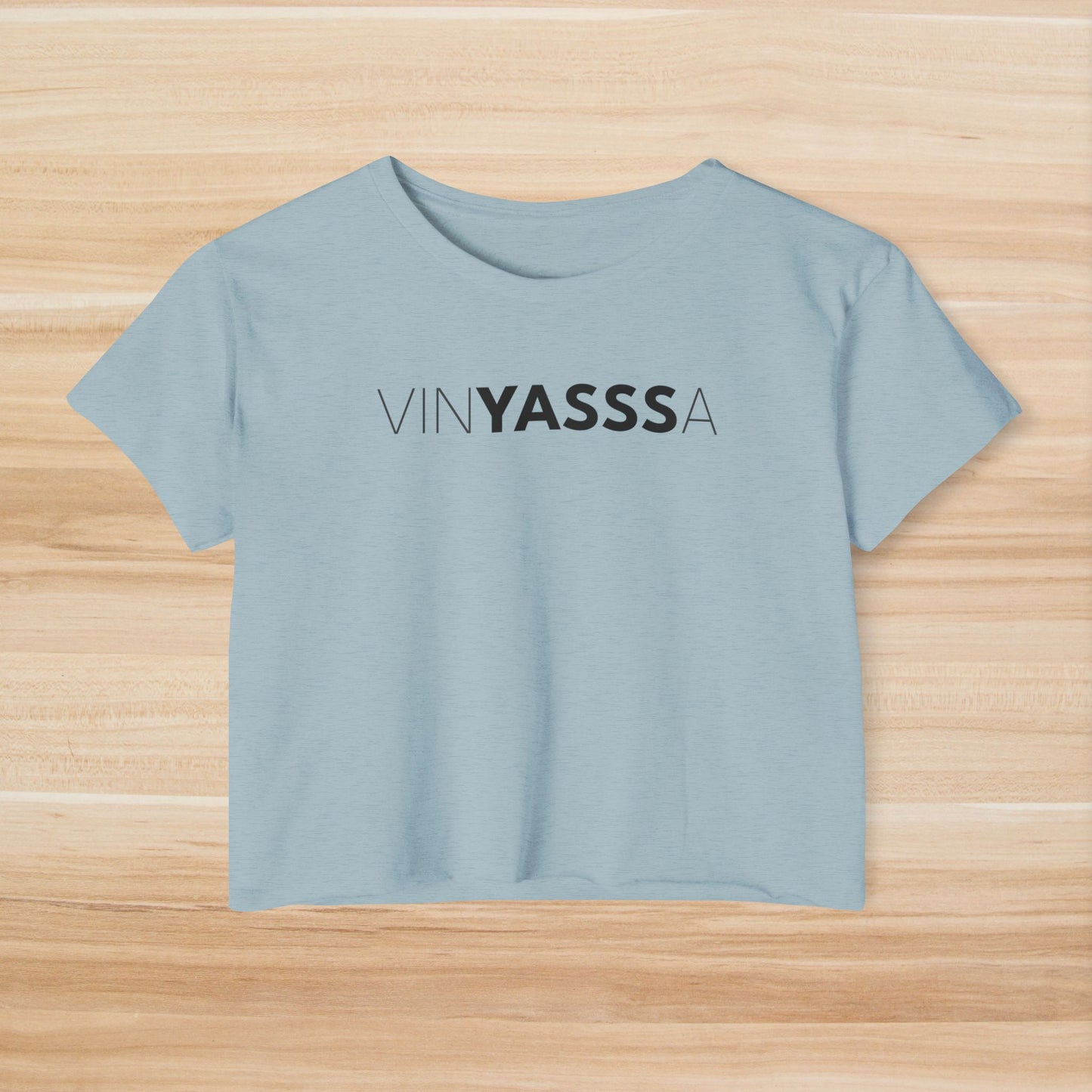 Vinyasssa Festival Crop Top, Trendy Women’s Shirt, Summer Music Top, Stylish Lounge Wear, Perfect for Concerts, Gift for Her