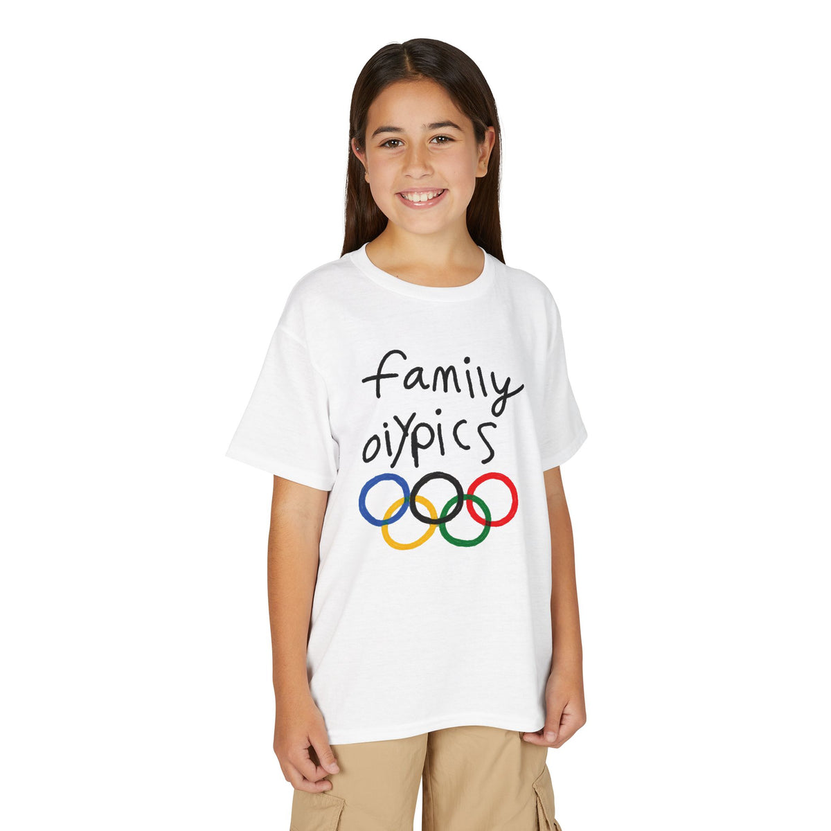 Family Olypics Youth T-Shirt — “Best Outlaws Ever!” Handwritten Kids Tee